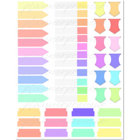 PLR Digital Stickers Rainbow Promise TRANSPARENT sticker