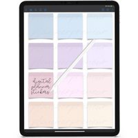 PLR Digital Stickers 324 Pastel Digital Sticky Notes Bundle