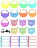 PLR Digital Stickers Show Me Life Essentials