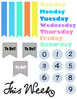 PLR Digital Stickers Show Me Life Essentials